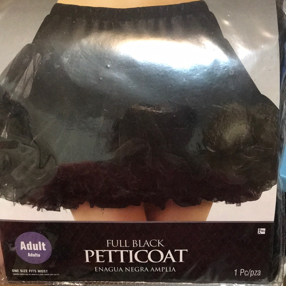 Full black Petticoat